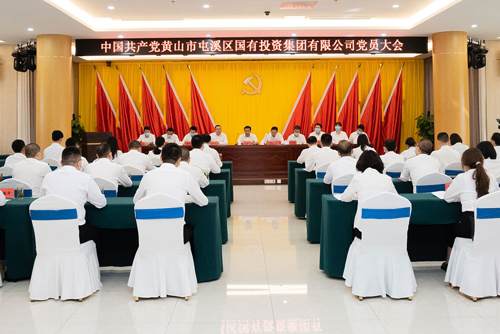 屯溪區國投集團召開黨員大會暨第一屆黨委、紀委選舉大會
