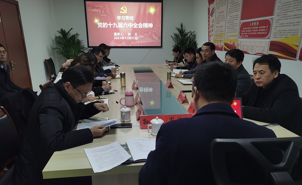 屯溪區國投集團召開學習貫徹黨的十九屆六中全會精神宣講報告會